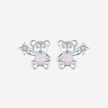 Little Bear silver Earrings