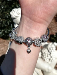 silver charm bracelet 