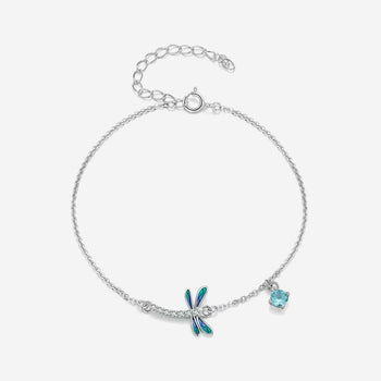 Green and Blue Dragonfly Bracelet