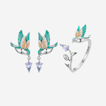 Kingfisher Jewelry Set