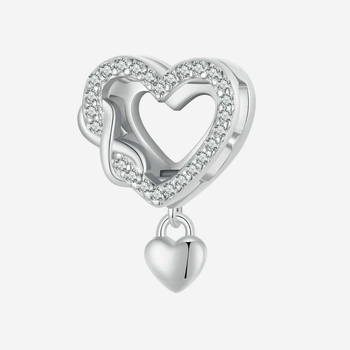 Love Heart Clip Charm