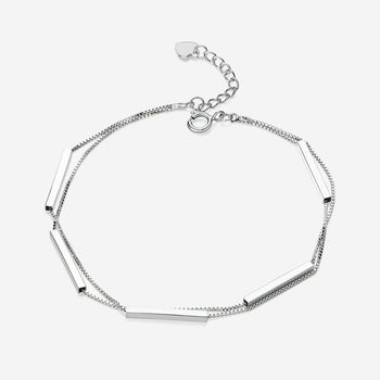 Geometric Chain Bracelet