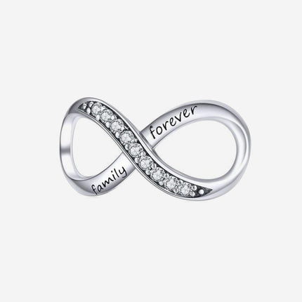 Infinity Family Forever Charm