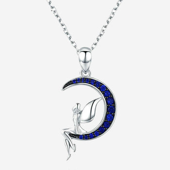 Lucky Fairy in Blue Moon Necklace